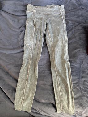 Fast&Free lululemon athletica Marled Gray Sculpting High-Rise Leggings